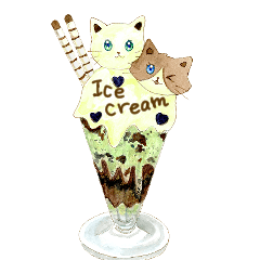 Luna and Etoile's space ice cream world