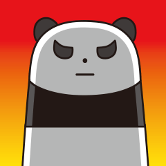 The panda is angry!