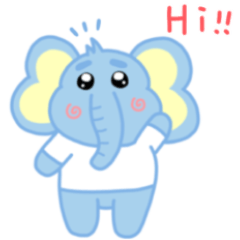 Little Elephant Blue - Daily Life
