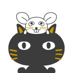 Black Cats and White Mouse : Daily Life