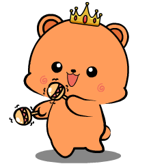 King Bear : Pop-up stickers