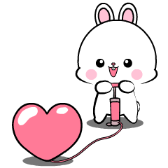 Lovely Rabbit 20 : Animated Sticker