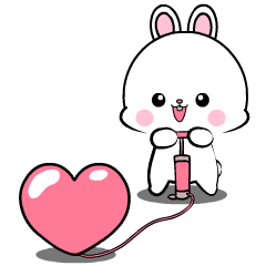 Lovely Rabbit 20 : Animated Sticker