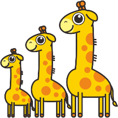 Giraffe Combo Sticker