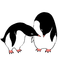 Adelie penguin who thinks nothing of it