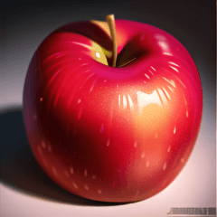 realistic apple