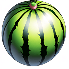 realistic watermelon