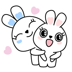 The love story of Ping and Pong(rabbit)