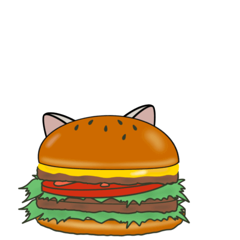Kitten flying sticker 28