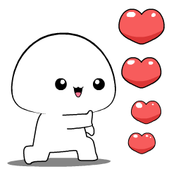 White Bald 2 : Animated Stickers