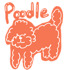 here is my dog( poodle ver.)
