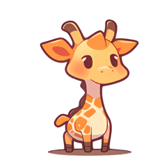 charming giraffe.