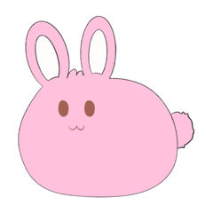 Pinky rabbit 1 - LINE スタンプ | LINE STORE
