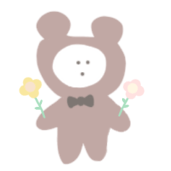 stuffed bear sticker