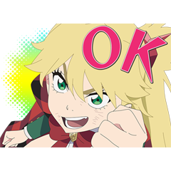 Anime "BURN THE WITCH" Voice Stickers