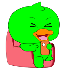 Green duck popup