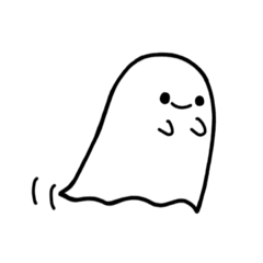 Cute and Positive Ghost