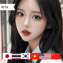 korean student girl RITA