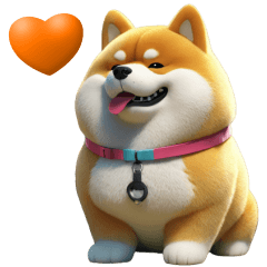 Shiba Chubby cute dog mini