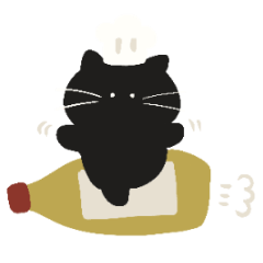 Black cat chef