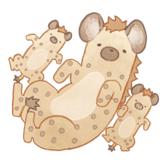 hyena san sticker5