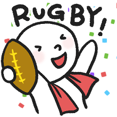 Marugaokun rugby sticker