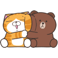 【泰文版】Lan Lan Cat × BROWN & FRIENDS Stickers