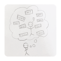 可愛的火柴人，日常生活。