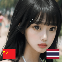CN THAI 여름 kpop 소녀