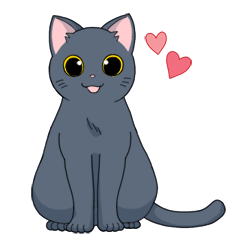 Russian blue cat_by672