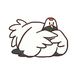太りすぎた鶴2