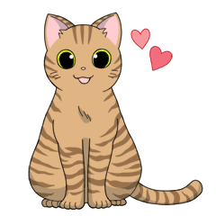 brown tabby cat_by672