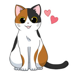 calico cat_by672