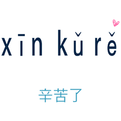 Pinyin useful daily stickers