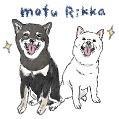 SHIBAINU Mofu&Rikka LINE Sticker
