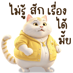 Chubby cat -Chat words for everyone 5