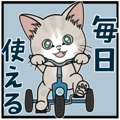 Kitten moving cute sticker11