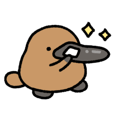 cute platypus move Sticker