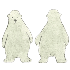 Jeemo the polar bear 12 -Watercolor-