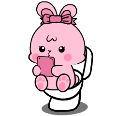 Lovely Pink Rabbit: Pop-up stickers