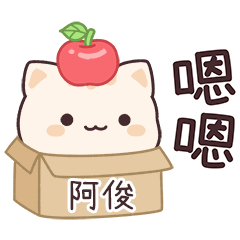 小星貓姓名貼2_阿俊專用