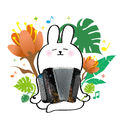The Bunny Playing the Accordion