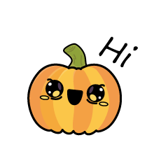 cute fall pumpkin