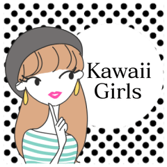 Kawaii Girls Vintage Style