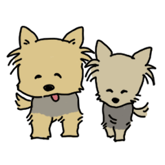 yorkshire terrier sticker:)2