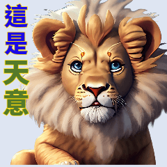 Everyday mighty lion