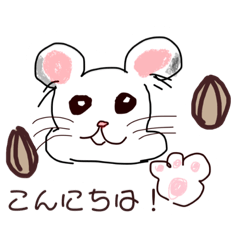 イラストが下手な人が書いたハムスター