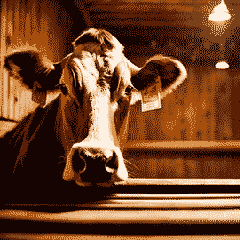 Take Cow to The Sauna!