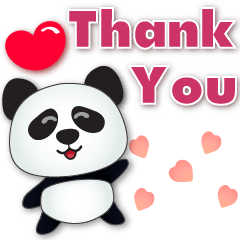Cute Panda- Practical Greeting Stickers