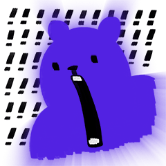 Some Purple Bear Emoji